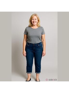 Cleo Capri Jeans Shorts Size 10 NWT